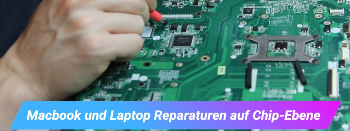 laptop mainboard reparaturen auf chip-ebene