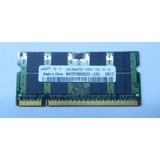 2GB PC2-5300S DDR2 Notebook RAM Arbeitsspeicher Modul