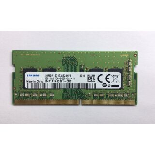 8GB DDR4 2400 Mhz PC4-2400T Notebook RAM Arbeitsspeicher Modul