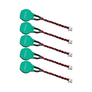 5 pieces ML1220 3V Rechargeable 2-PIN BIOS RTC CMOS Battery