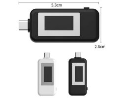 Digital USB-C Type-C Tester Voltmeter Ampermeter Voltage...