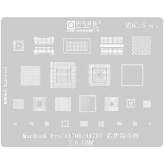 BGA Reballing Stencil for MacBook A1706 1707