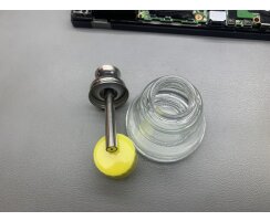 Hochwertige Glas Pumpflasche Dispenser Spender Pressflasche für Flussmittelentferner Nagellackentferner Spiritus