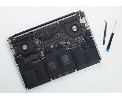 Defekter Laptop der repariert werden muss