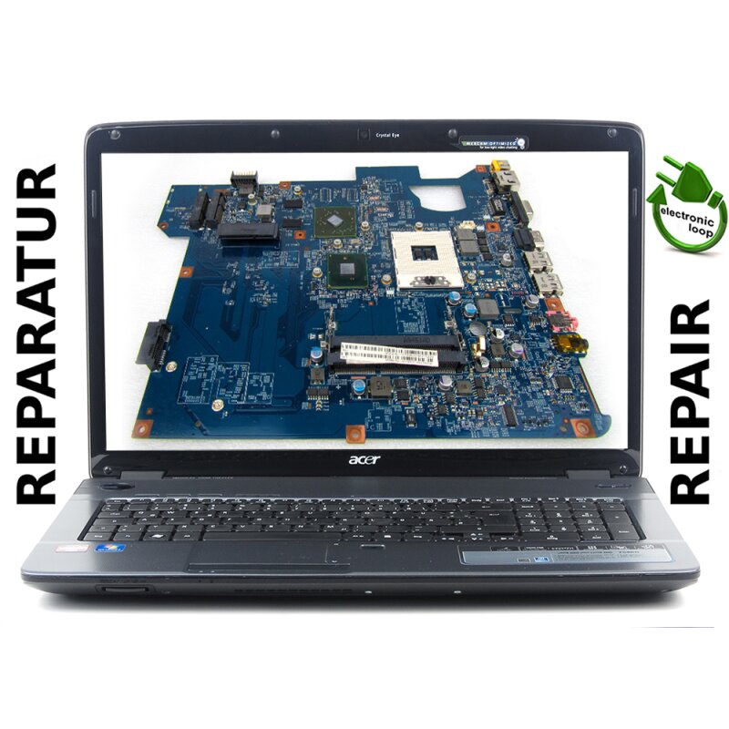 Acer 5740G BIOS Chip MX25L1005 Mainboard Selbstreparatur Self Repair JV50-CP 